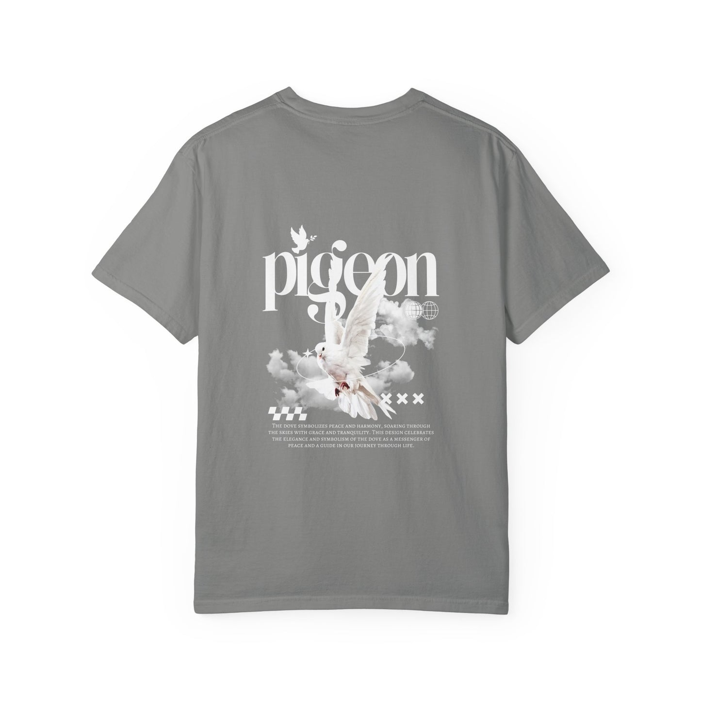 Unisex Pigeon Desing T-Shirt - The Rule of the White Wing