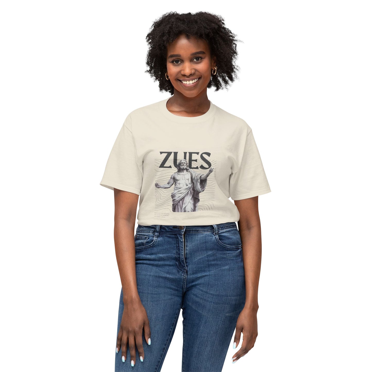 Unisex Zeus Desing T-Shirt - Rule the Storm