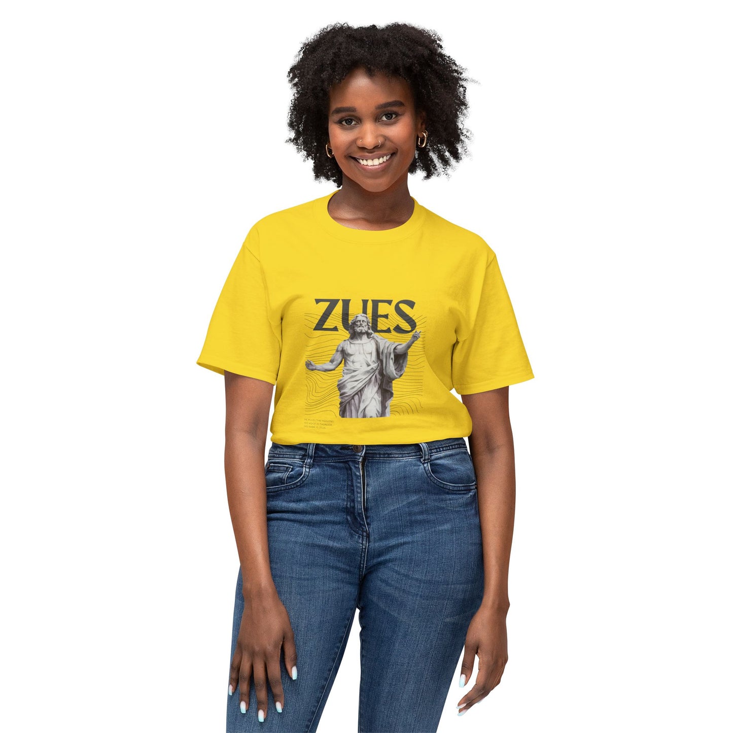 Unisex Zeus Desing T-Shirt - Rule the Storm