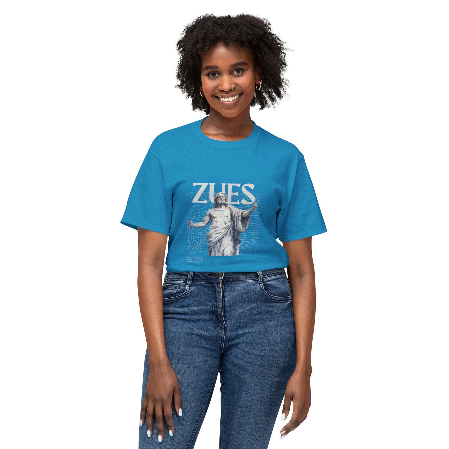Unisex Zeus Desing T-Shirt - Rule the Storm