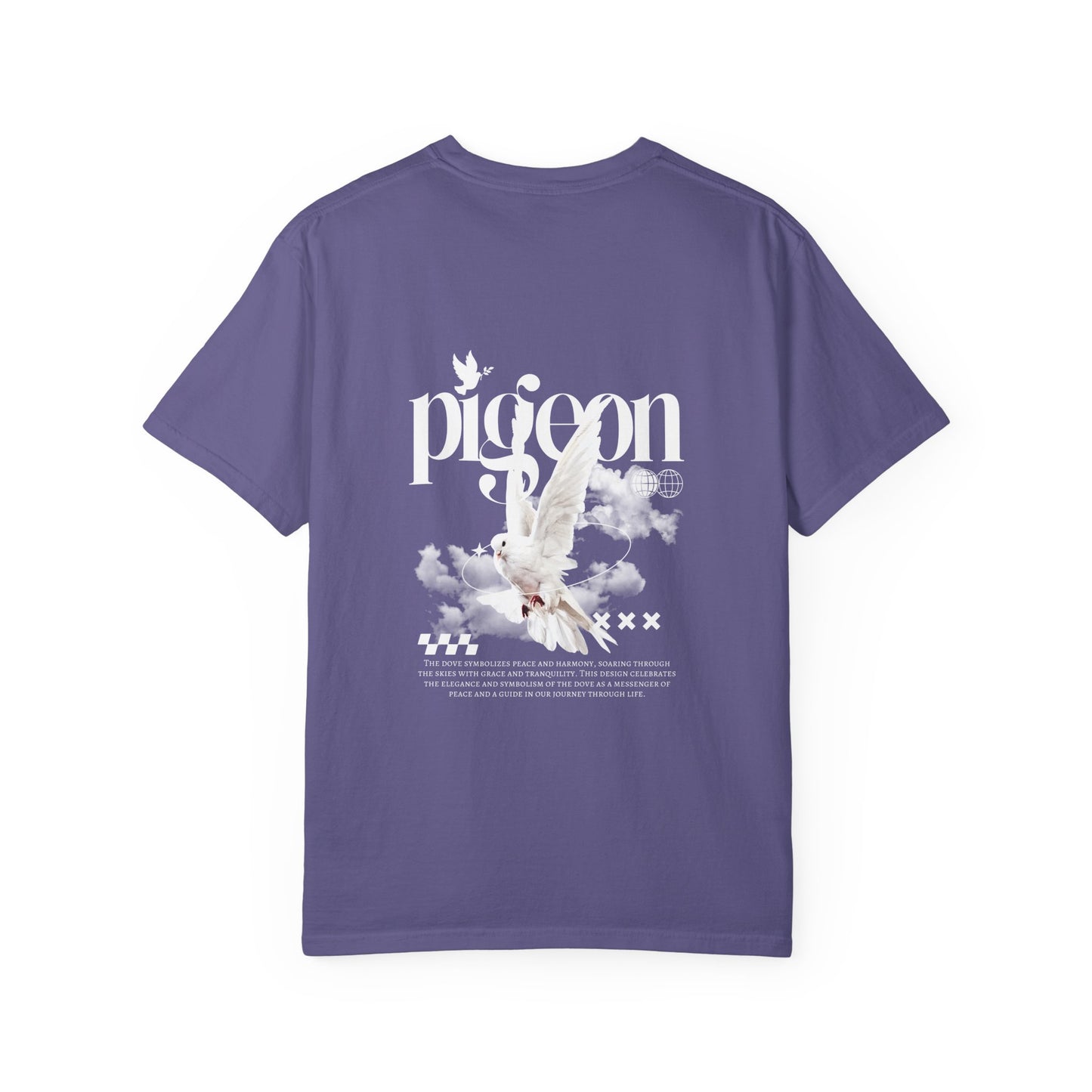 Unisex Pigeon Desing T-Shirt - The Rule of the White Wing