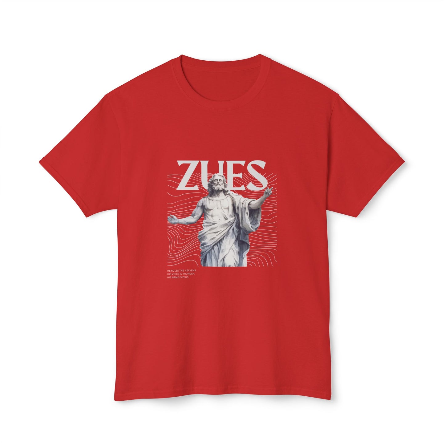 Unisex Zeus Desing T-Shirt - Rule the Storm