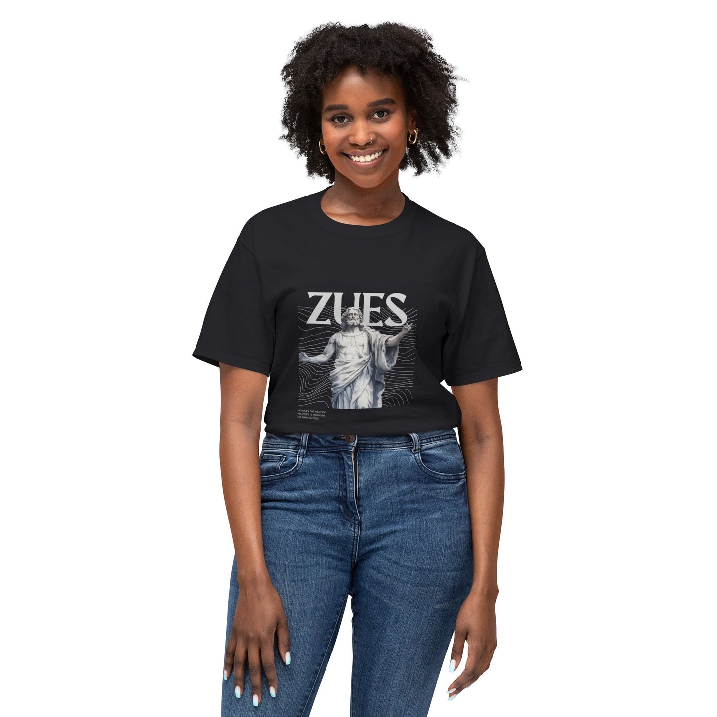 Unisex Zeus Desing T-Shirt - Rule the Storm