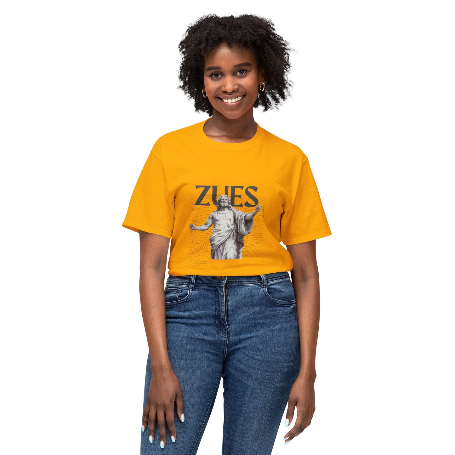 Unisex Zeus Desing T-Shirt - Rule the Storm