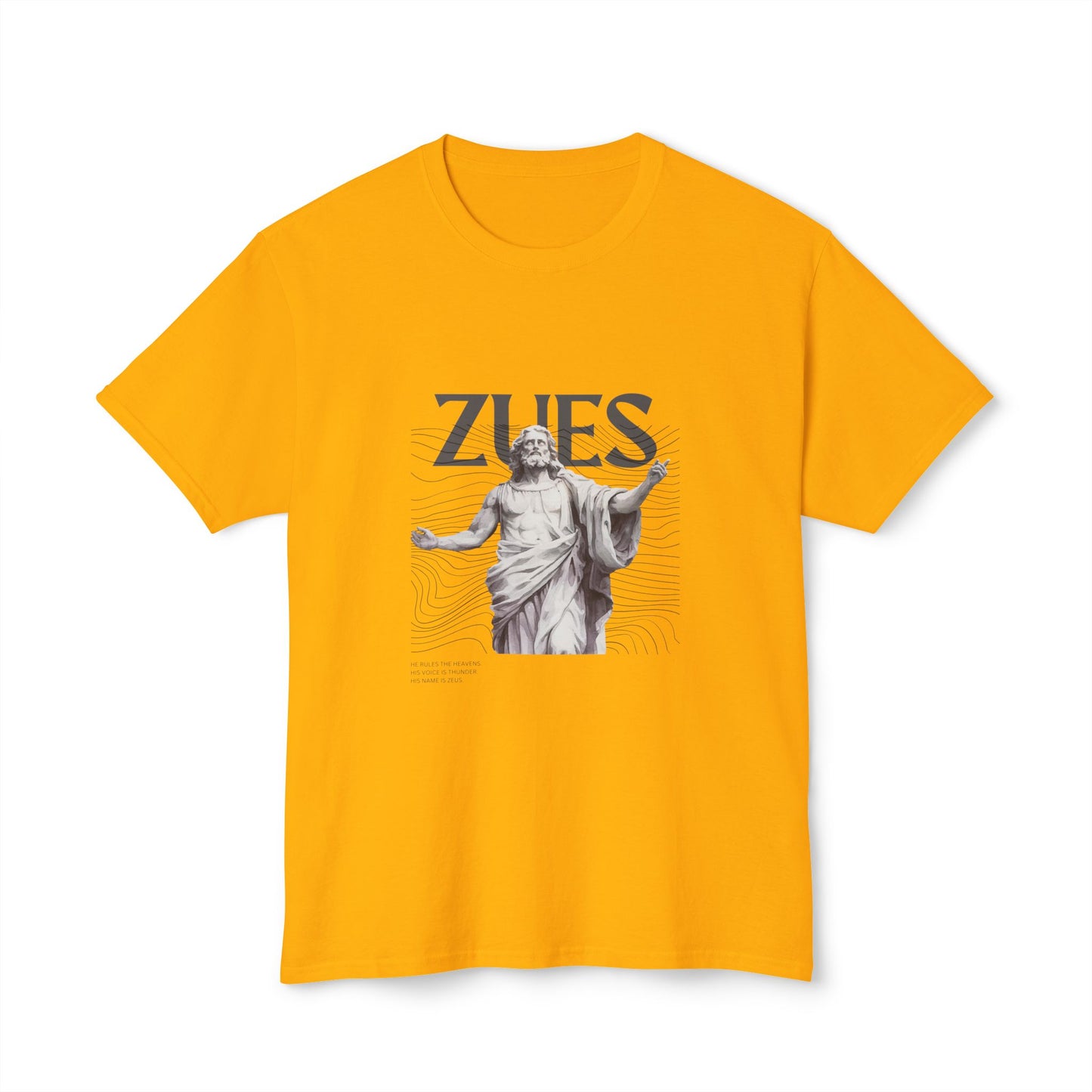 Unisex Zeus Desing T-Shirt - Rule the Storm