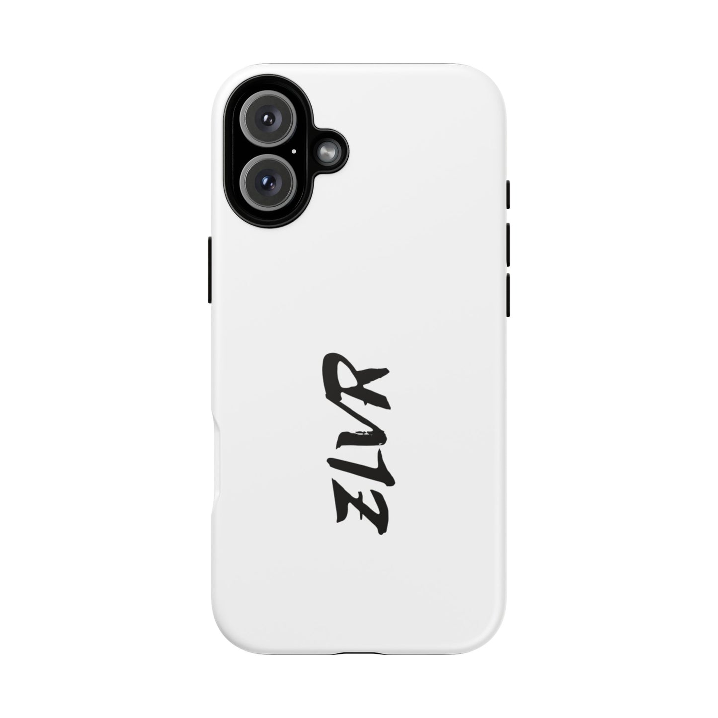 White Phone Case With ZLVR Desing For İphone 16 Pro Max - İphone X