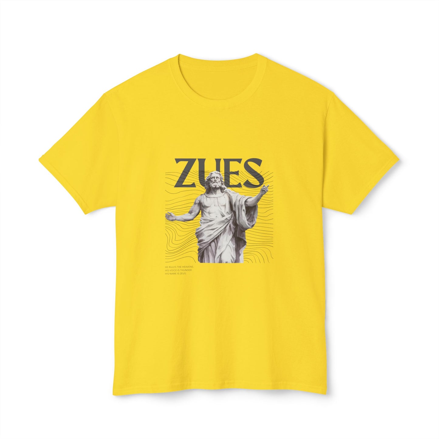 Unisex Zeus Desing T-Shirt - Rule the Storm