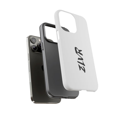 White Phone Case With ZLVR Desing For İphone 16 Pro Max - İphone X