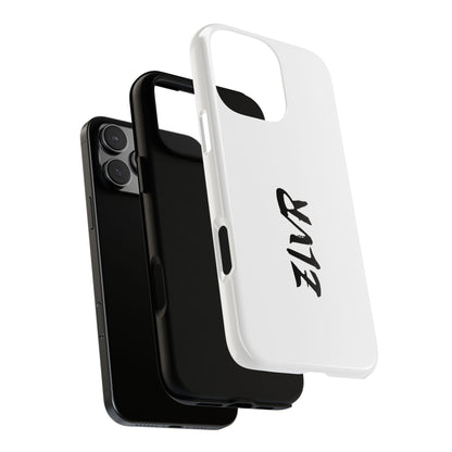 White Phone Case With ZLVR Desing For İphone 16 Pro Max - İphone X