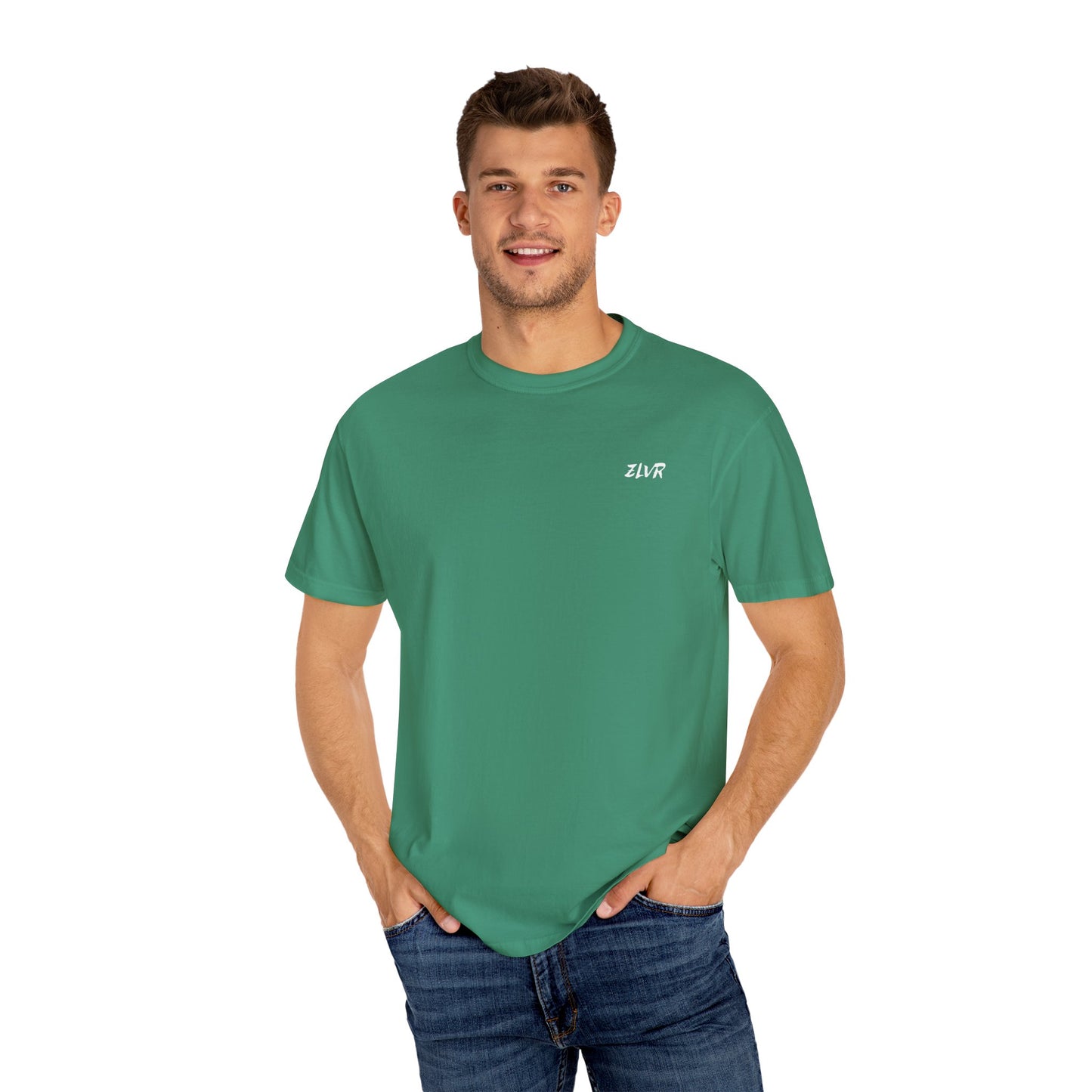 Unisex Garment-Dyed T-Shirt with "ZLVR" Design
