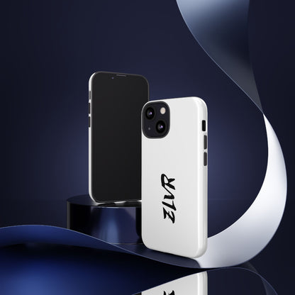 White Phone Case With ZLVR Desing For İphone 16 Pro Max - İphone X