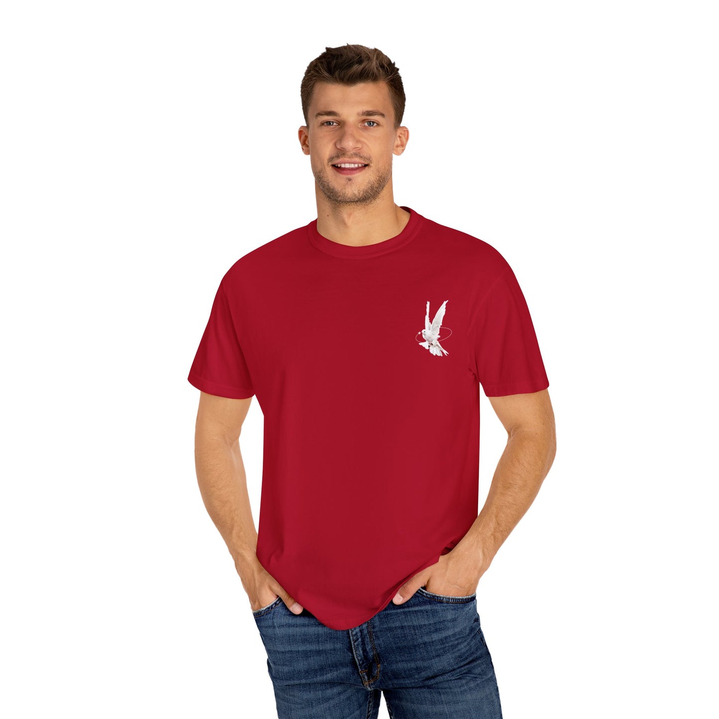 Unisex Pigeon Desing T-Shirt - The Rule of the White Wing