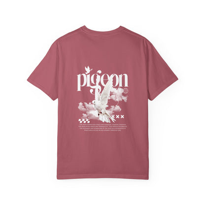 Unisex Pigeon Desing T-Shirt - The Rule of the White Wing
