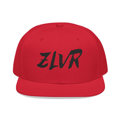 Stylish Embroidered Snapback Hat With "ZLVR" Desing