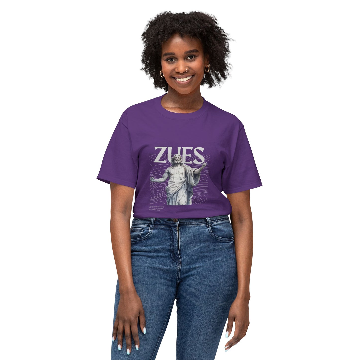 Unisex Zeus Desing T-Shirt - Rule the Storm