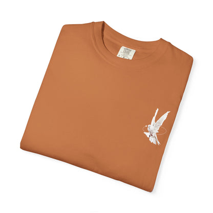 Unisex Pigeon Desing T-Shirt - The Rule of the White Wing