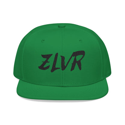 Stylish Embroidered Snapback Hat With "ZLVR" Desing