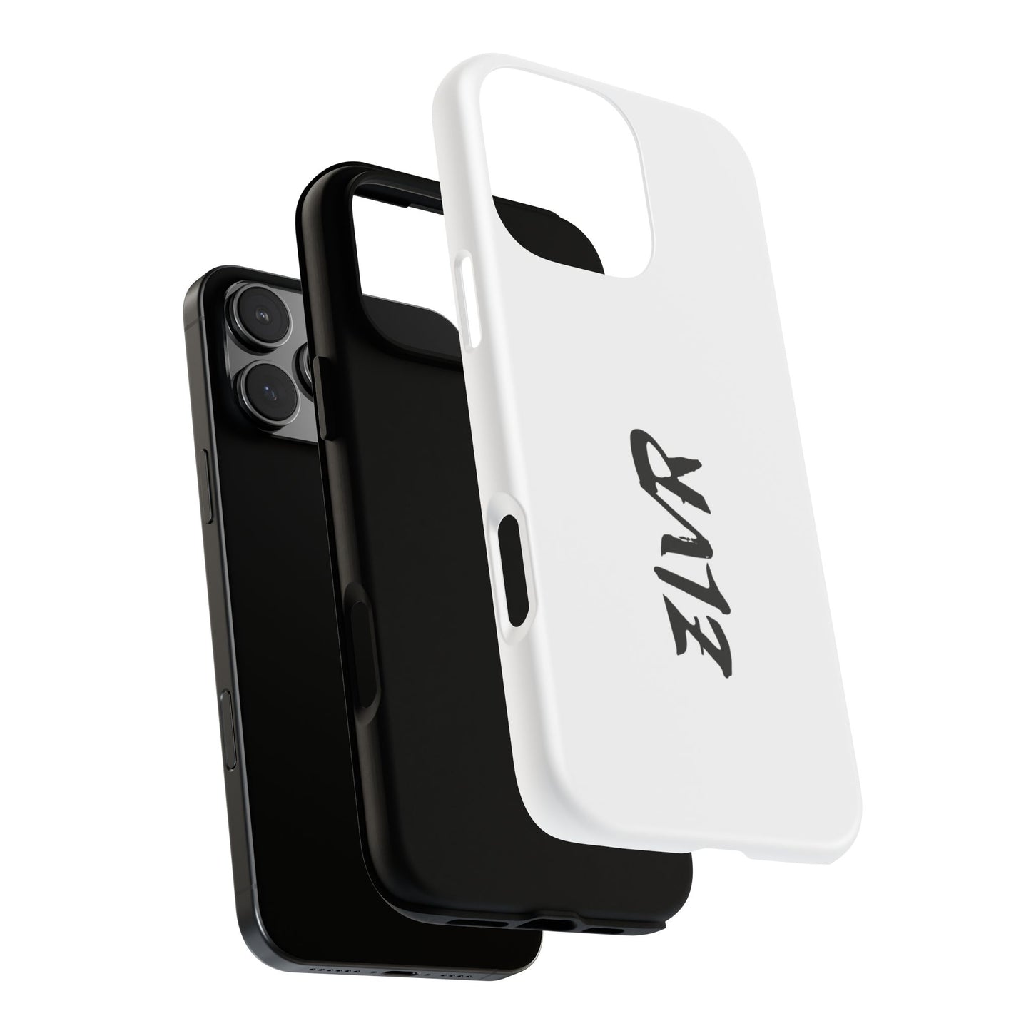 White Phone Case With ZLVR Desing For İphone 16 Pro Max - İphone X