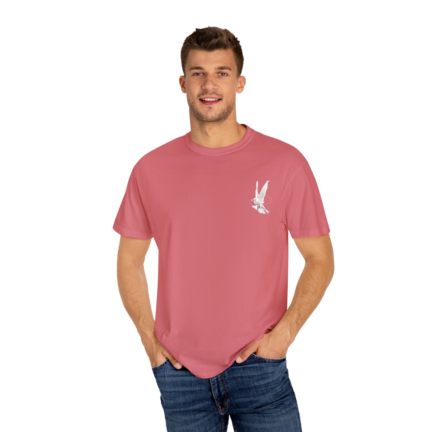 Unisex Pigeon Desing T-Shirt - The Rule of the White Wing