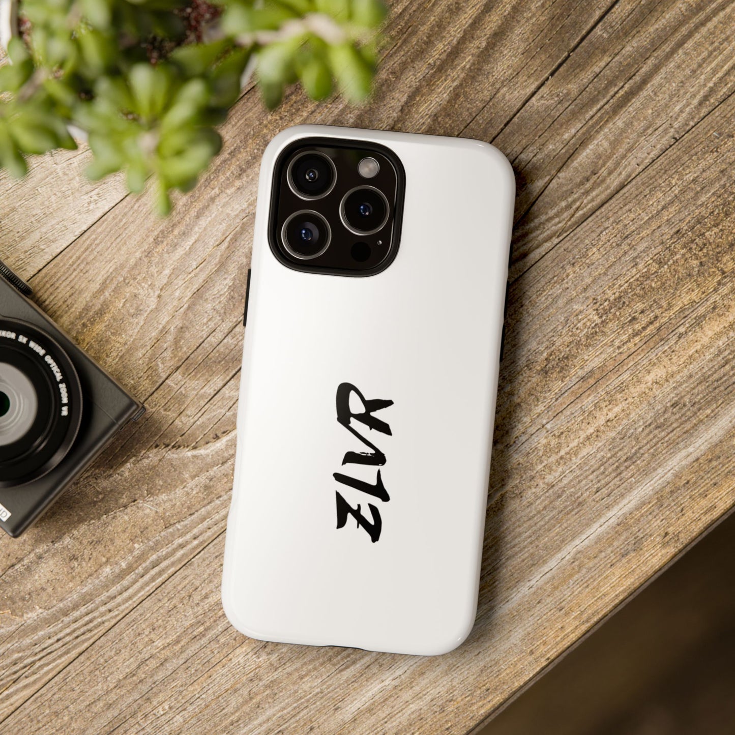 White Phone Case With ZLVR Desing For İphone 16 Pro Max - İphone X
