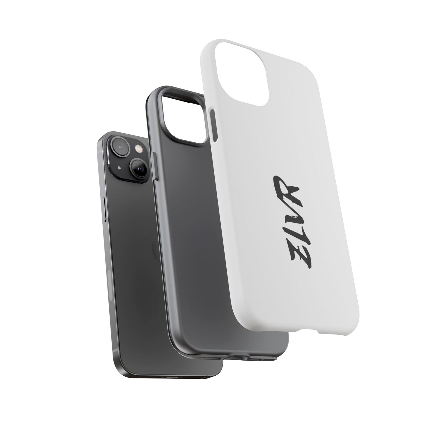 White Phone Case With ZLVR Desing For İphone 16 Pro Max - İphone X