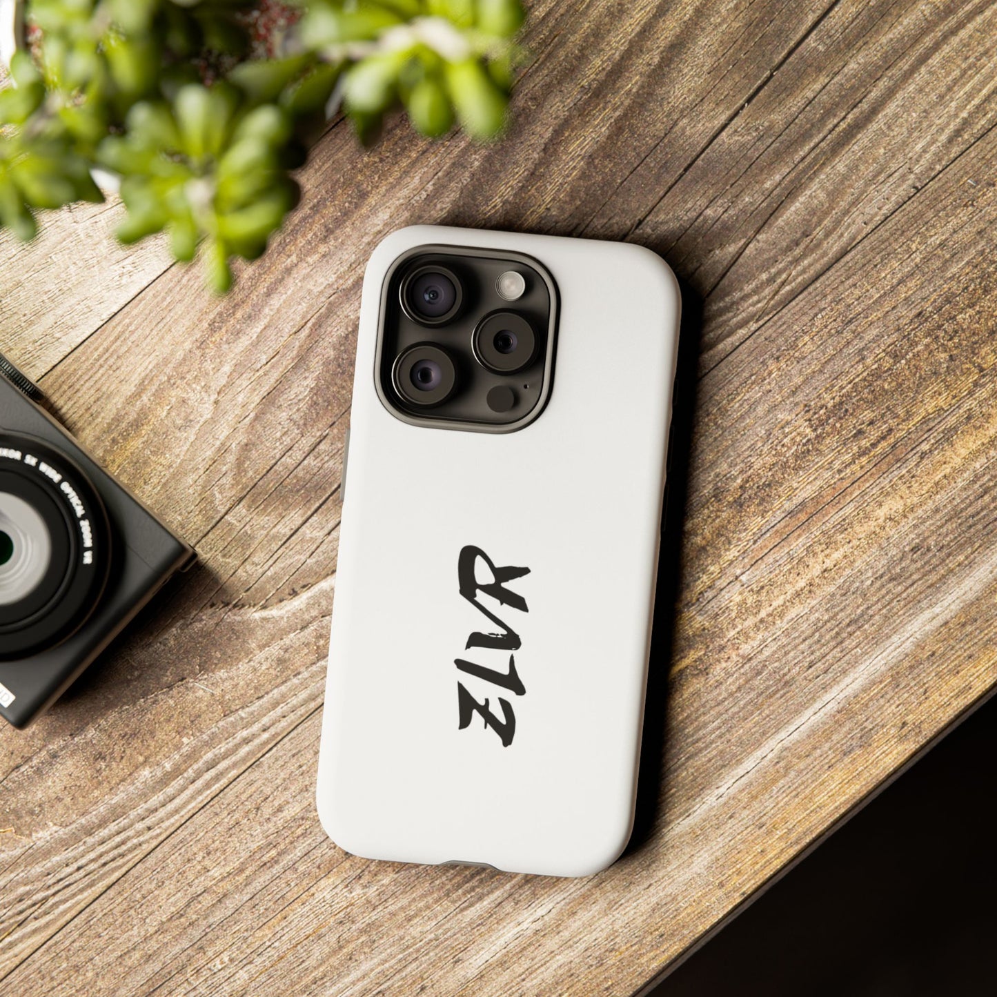 White Phone Case With ZLVR Desing For İphone 16 Pro Max - İphone X