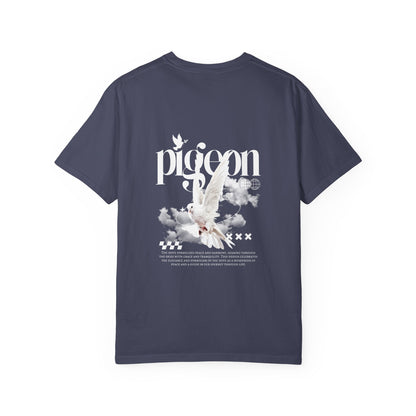 Unisex Pigeon Desing T-Shirt - The Rule of the White Wing
