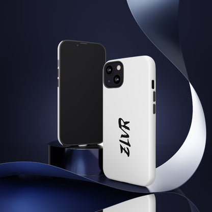 White Phone Case With ZLVR Desing For İphone 16 Pro Max - İphone X