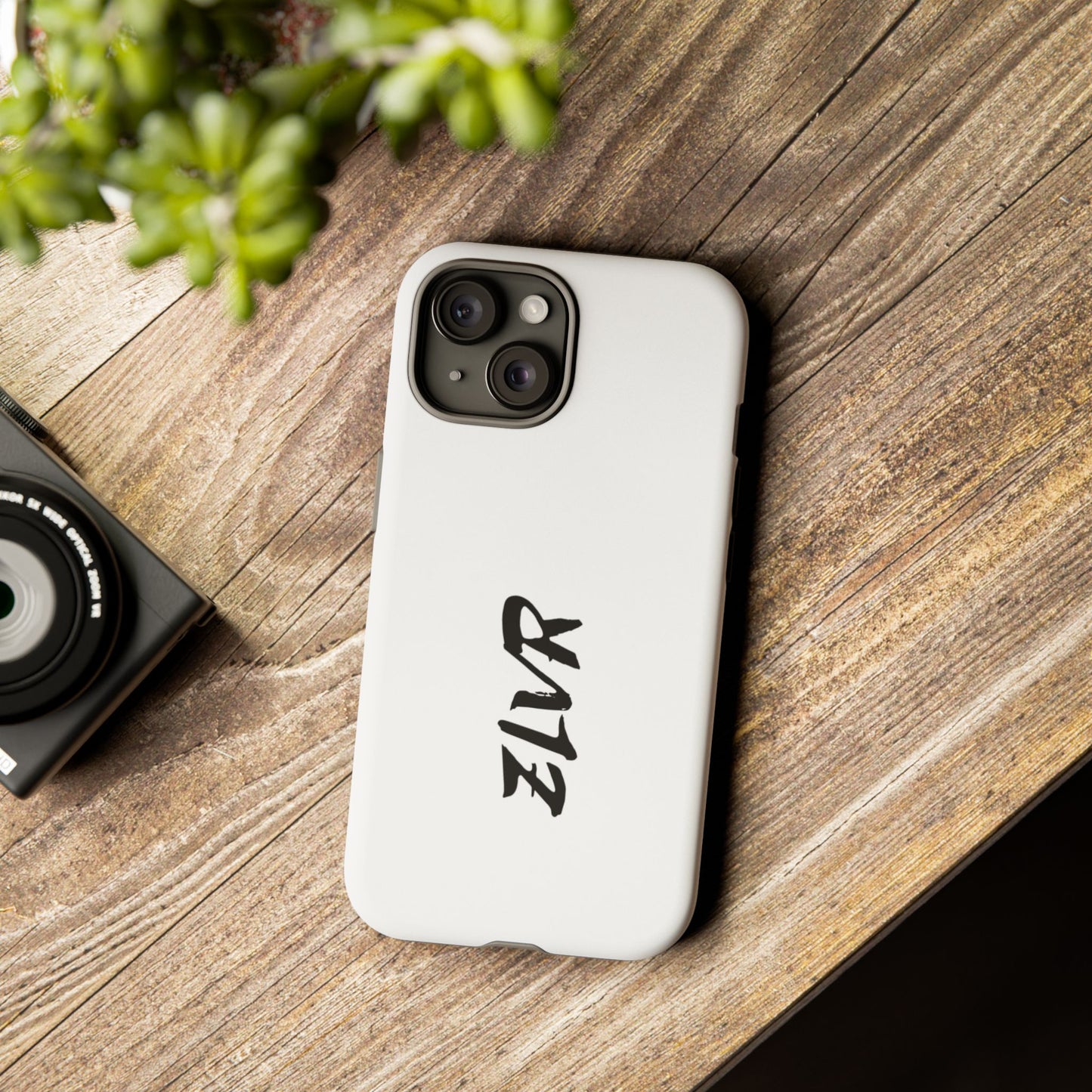 White Phone Case With ZLVR Desing For İphone 16 Pro Max - İphone X