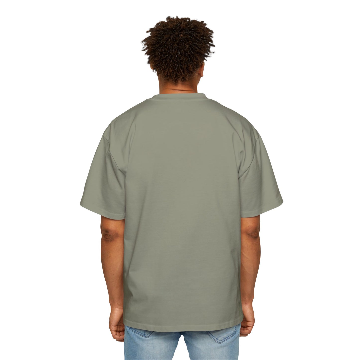 Men's Oversized Graphic Tee - Samurai Desing