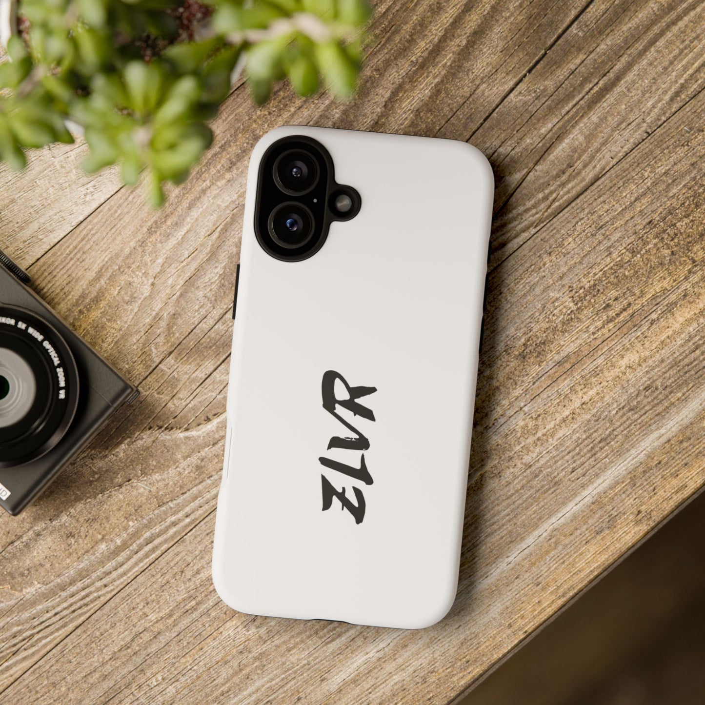 White Phone Case With ZLVR Desing For İphone 16 Pro Max - İphone X