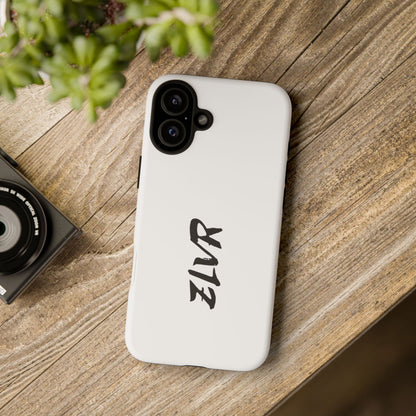 White Phone Case With ZLVR Desing For İphone 16 Pro Max - İphone X