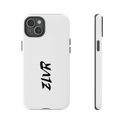White Phone Case With ZLVR Desing For İphone 16 Pro Max - İphone X