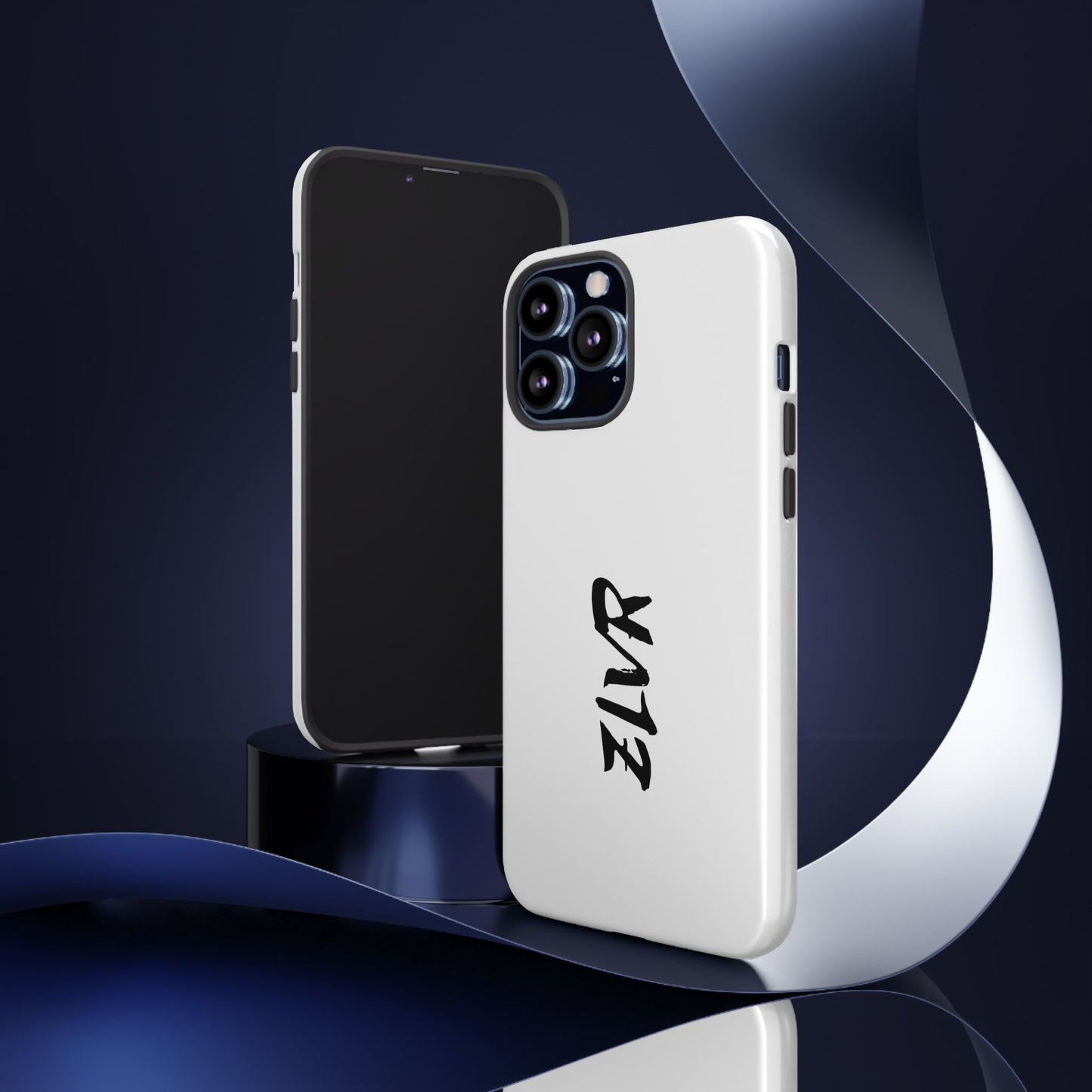 White Phone Case With ZLVR Desing For İphone 16 Pro Max - İphone X