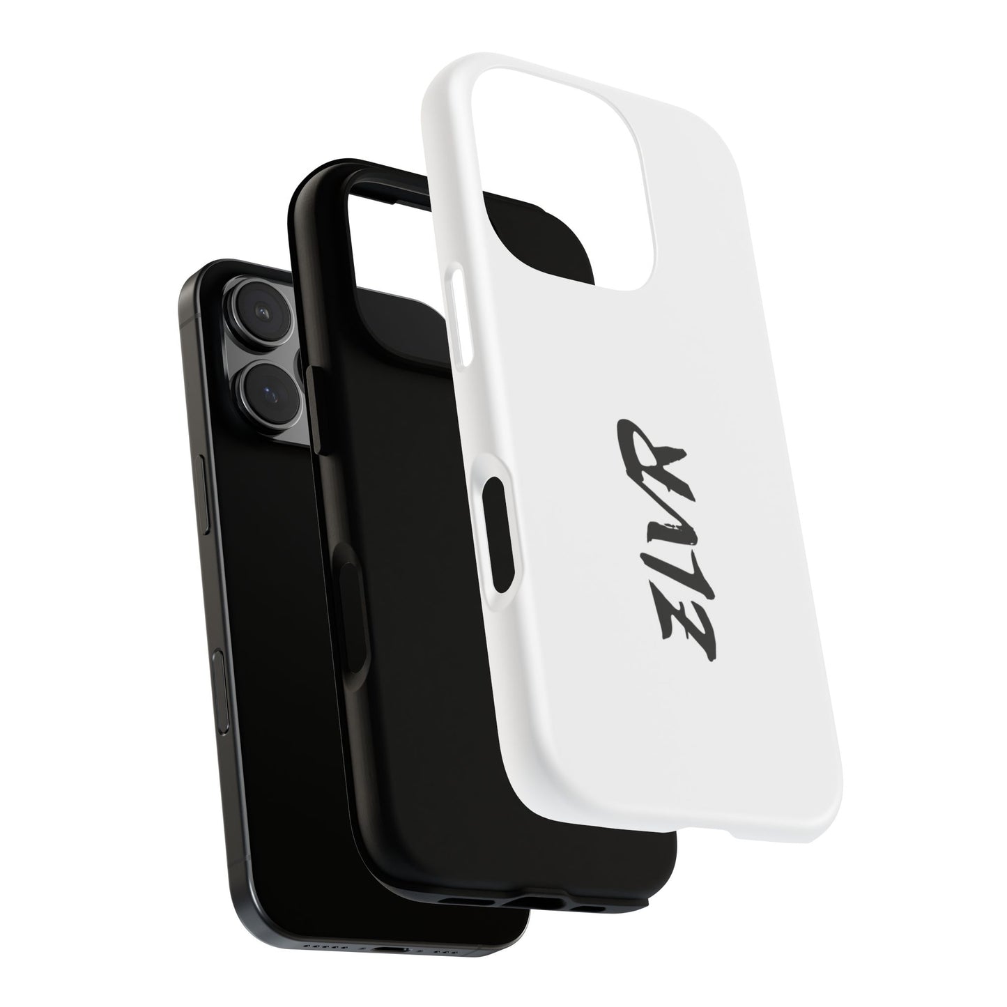 White Phone Case With ZLVR Desing For İphone 16 Pro Max - İphone X
