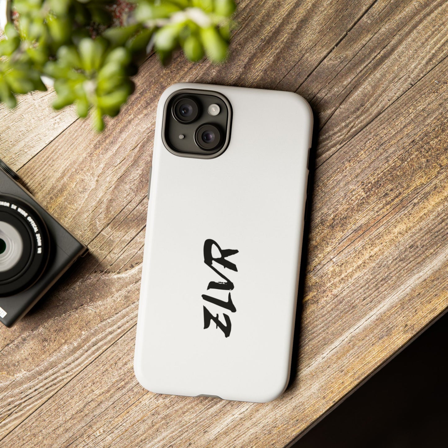 White Phone Case With ZLVR Desing For İphone 16 Pro Max - İphone X
