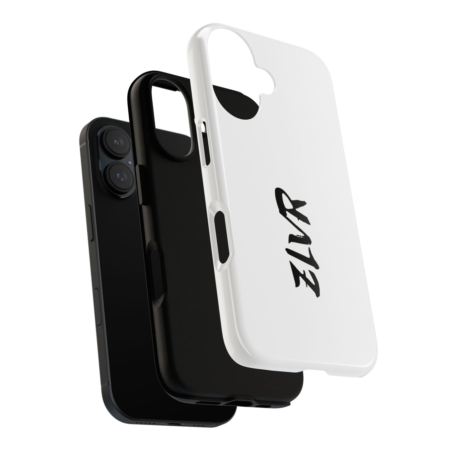 White Phone Case With ZLVR Desing For İphone 16 Pro Max - İphone X