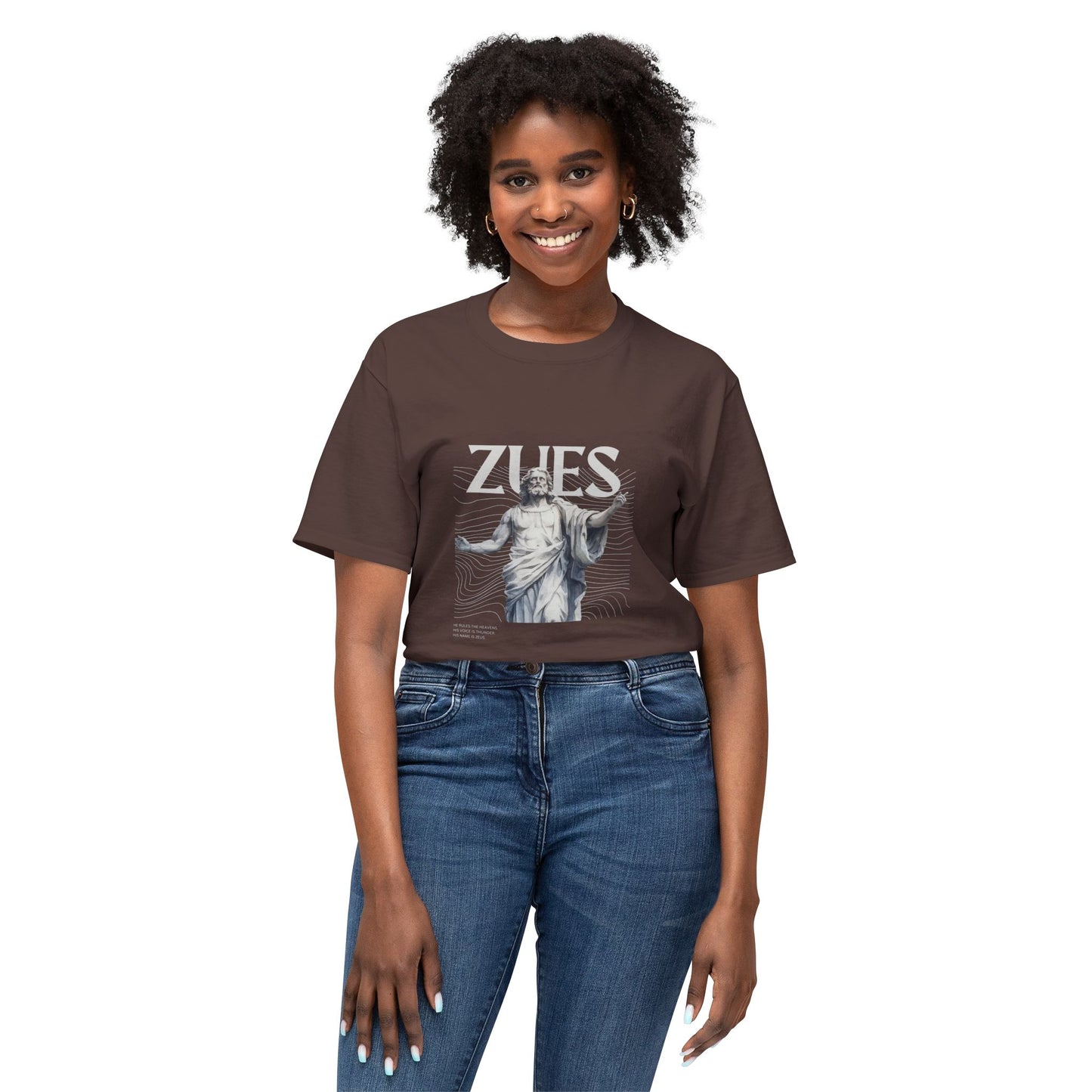 Unisex Zeus Desing T-Shirt - Rule the Storm