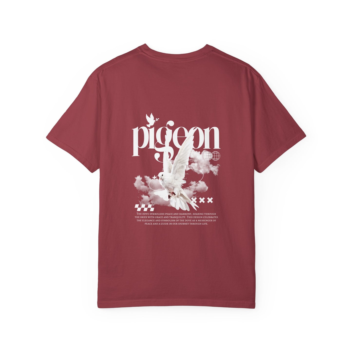 Unisex Pigeon Desing T-Shirt - The Rule of the White Wing
