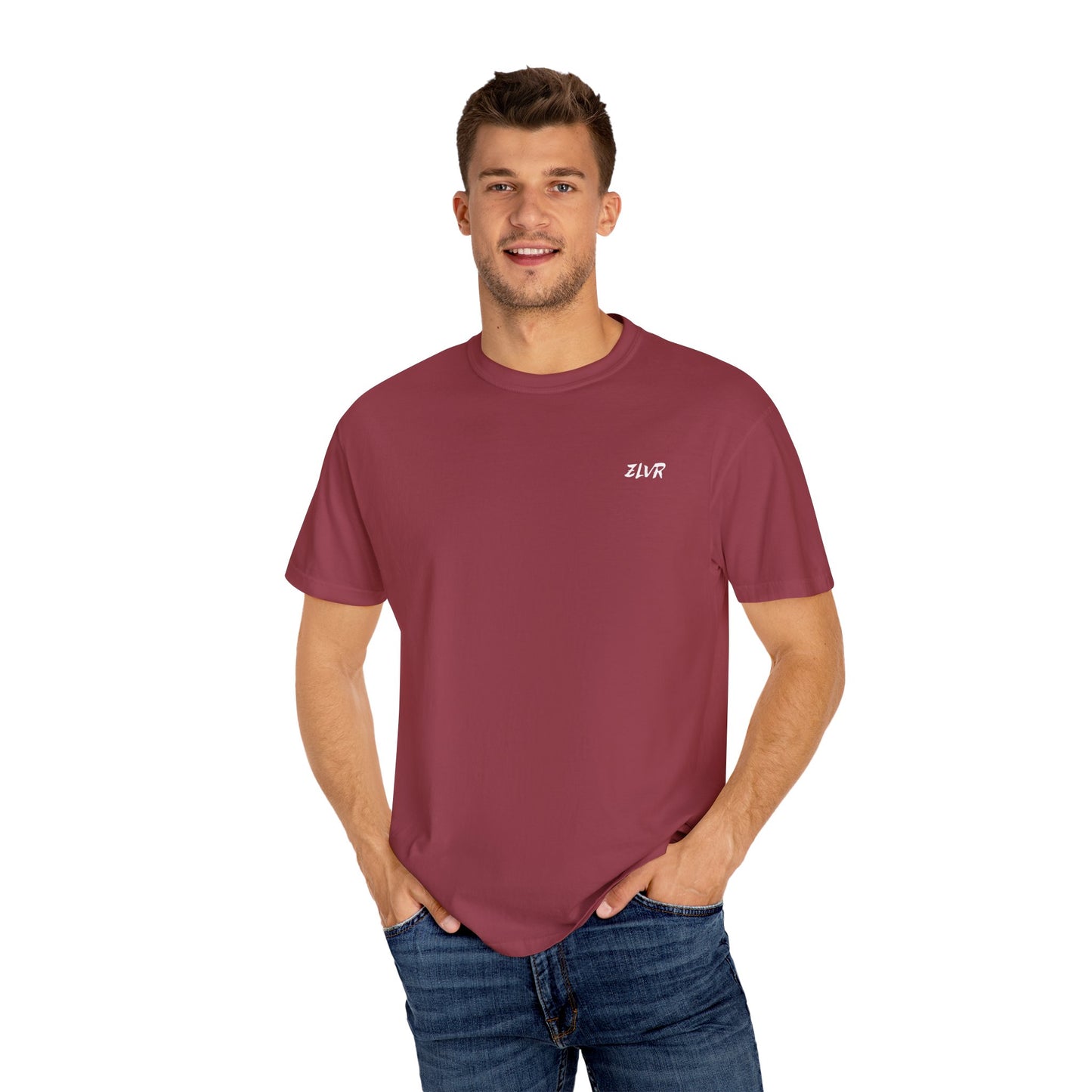Unisex Garment-Dyed T-Shirt with "ZLVR" Design