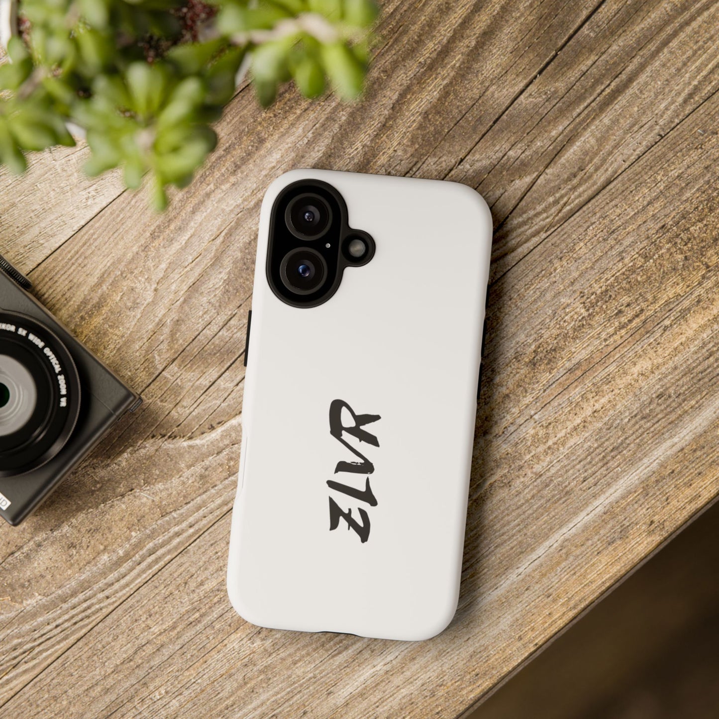 White Phone Case With ZLVR Desing For İphone 16 Pro Max - İphone X