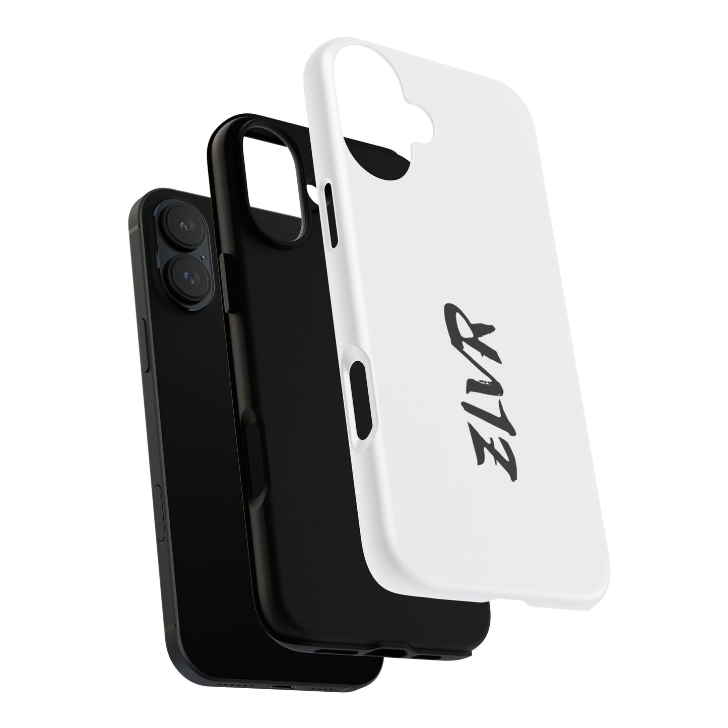 White Phone Case With ZLVR Desing For İphone 16 Pro Max - İphone X