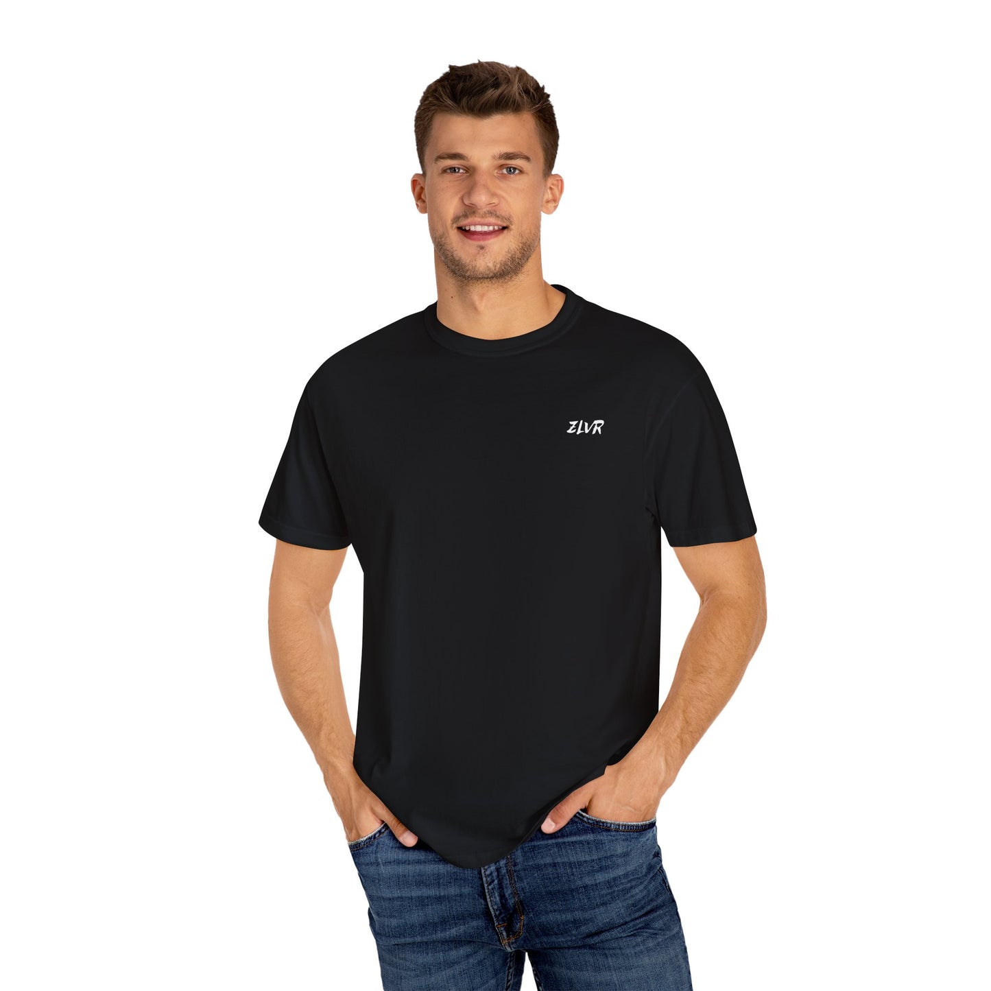 Unisex Garment-Dyed T-Shirt with "ZLVR" Design