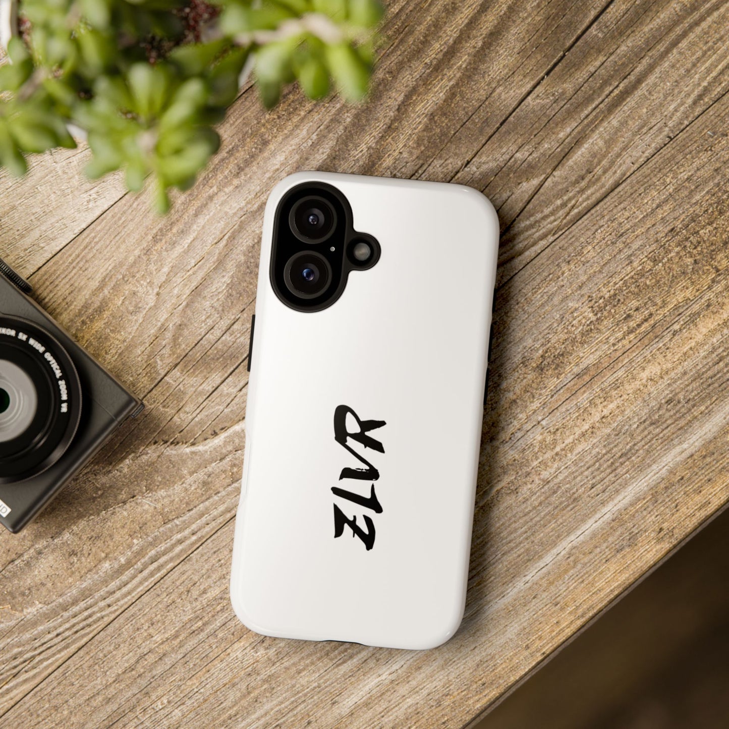 White Phone Case With ZLVR Desing For İphone 16 Pro Max - İphone X