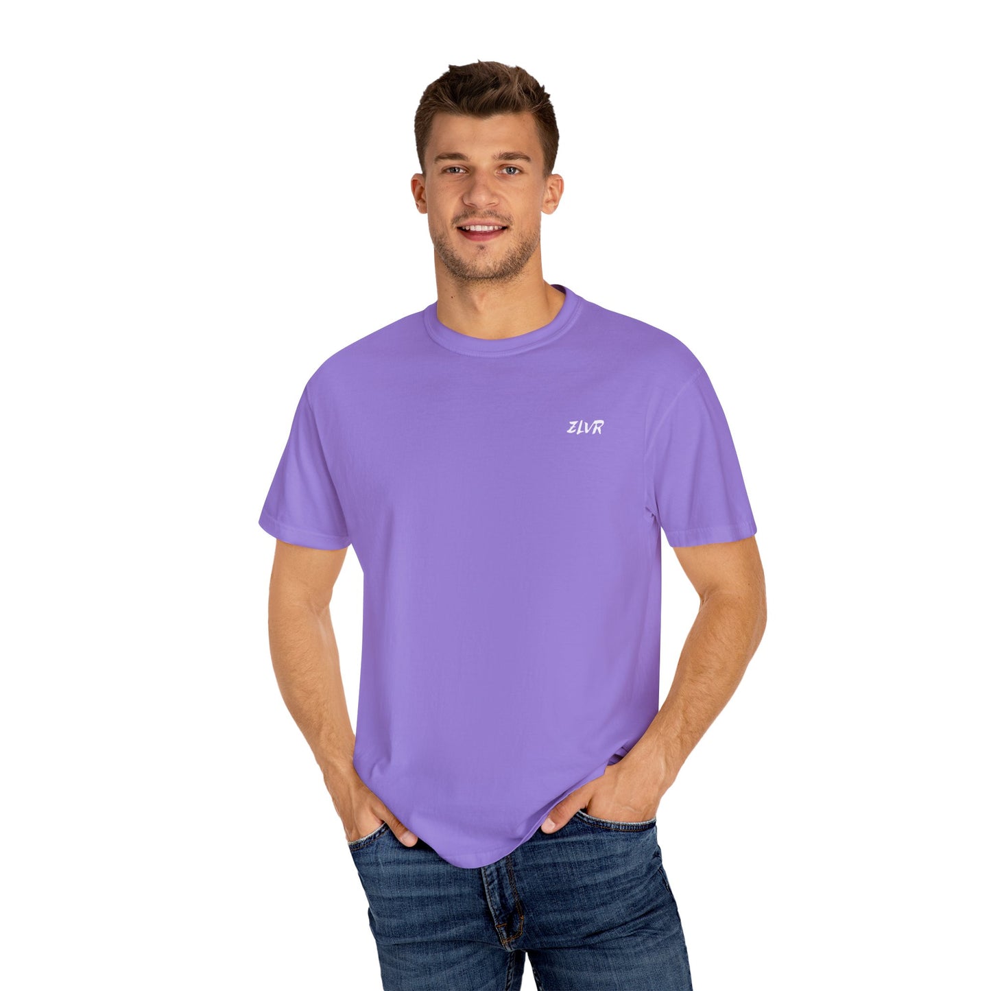 Unisex Garment-Dyed T-Shirt with "ZLVR" Design