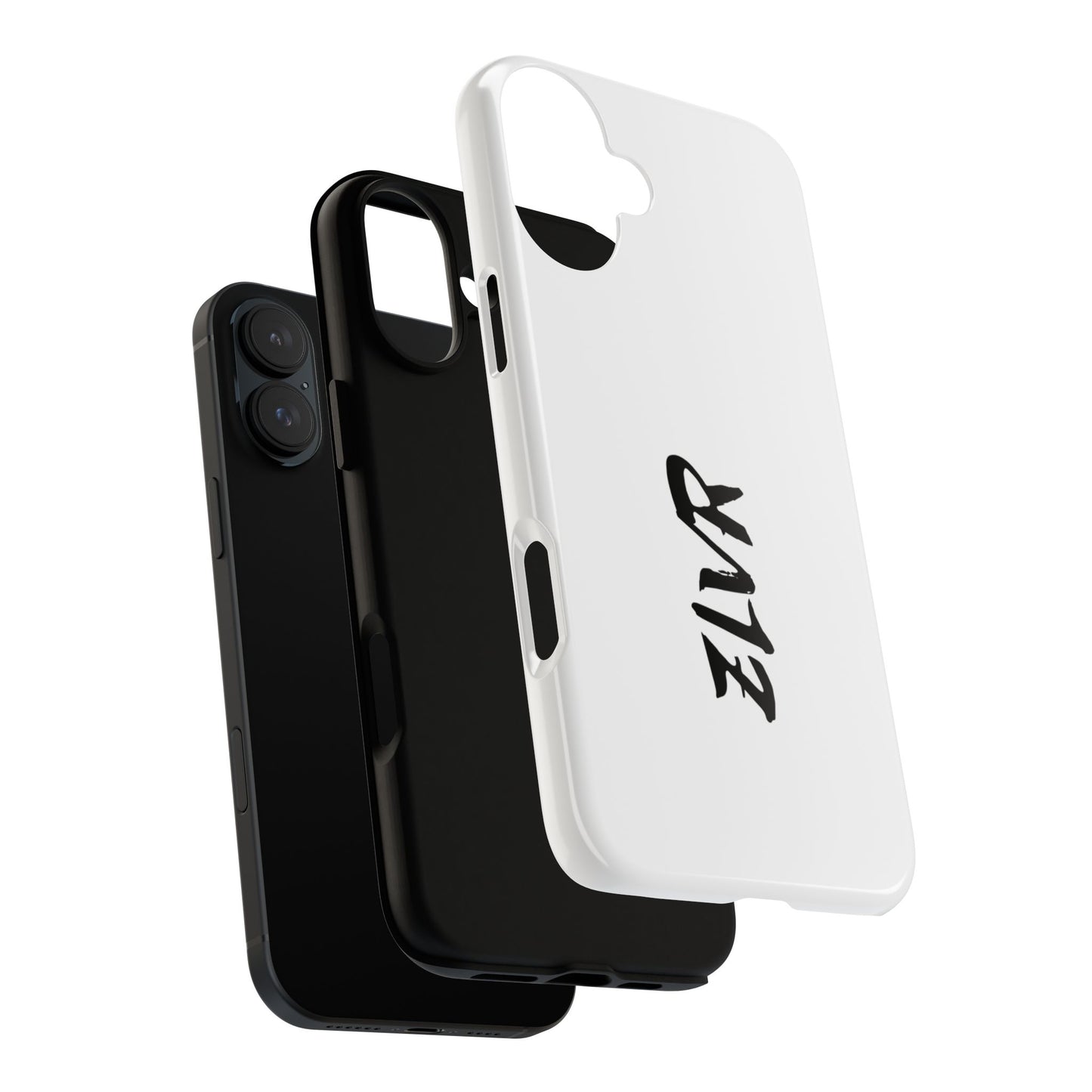 White Phone Case With ZLVR Desing For İphone 16 Pro Max - İphone X