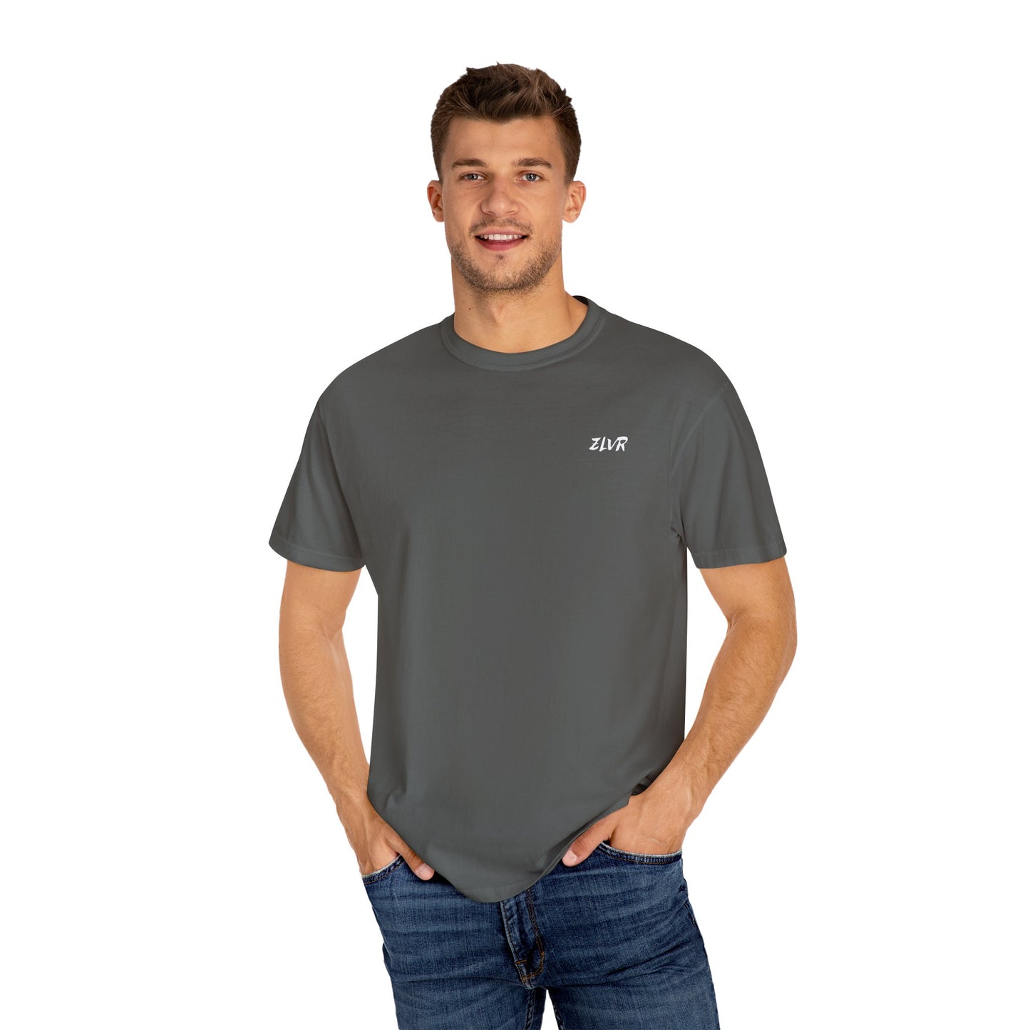 Unisex Garment-Dyed T-Shirt with "ZLVR" Design