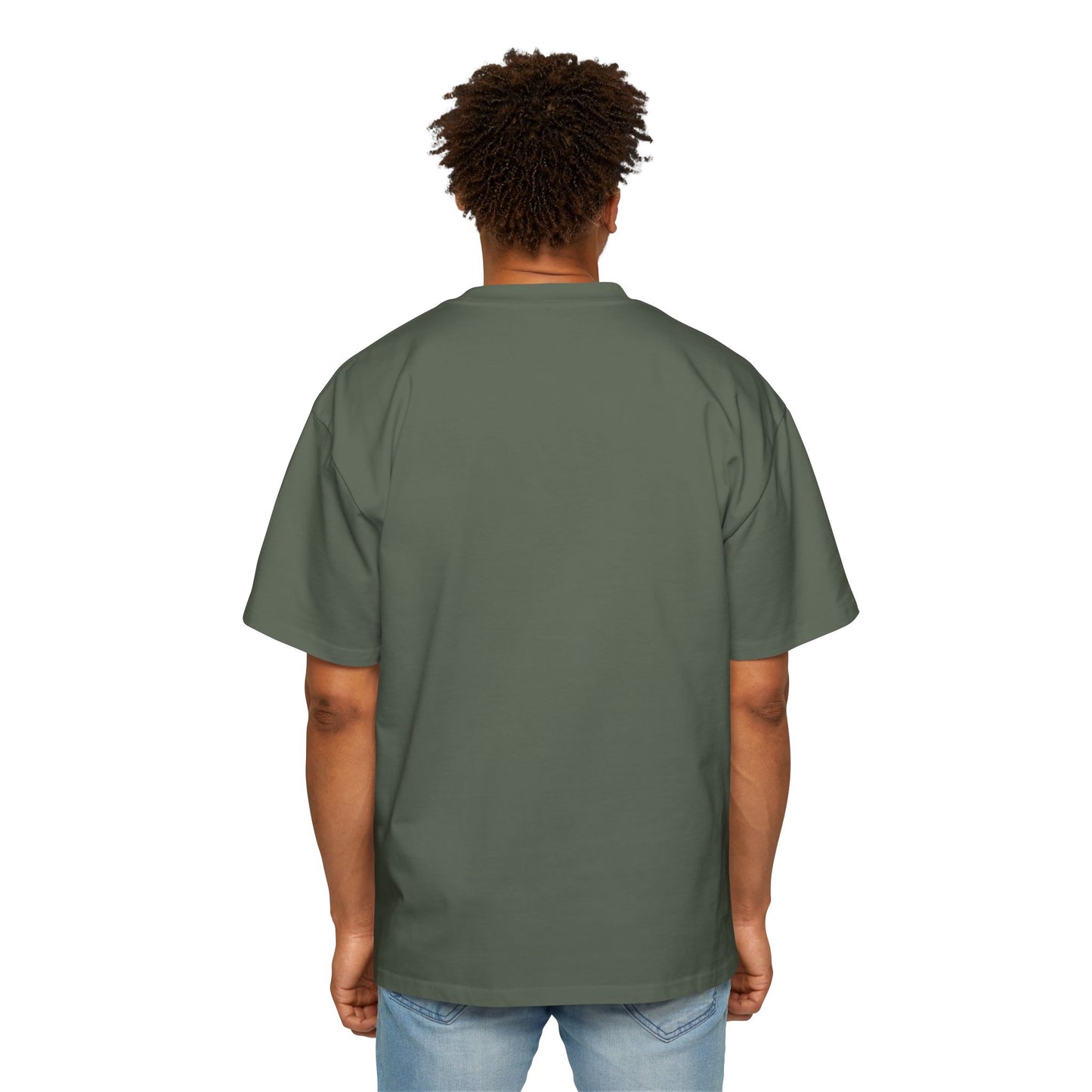 Men's Oversized Graphic Tee - Samurai Desing