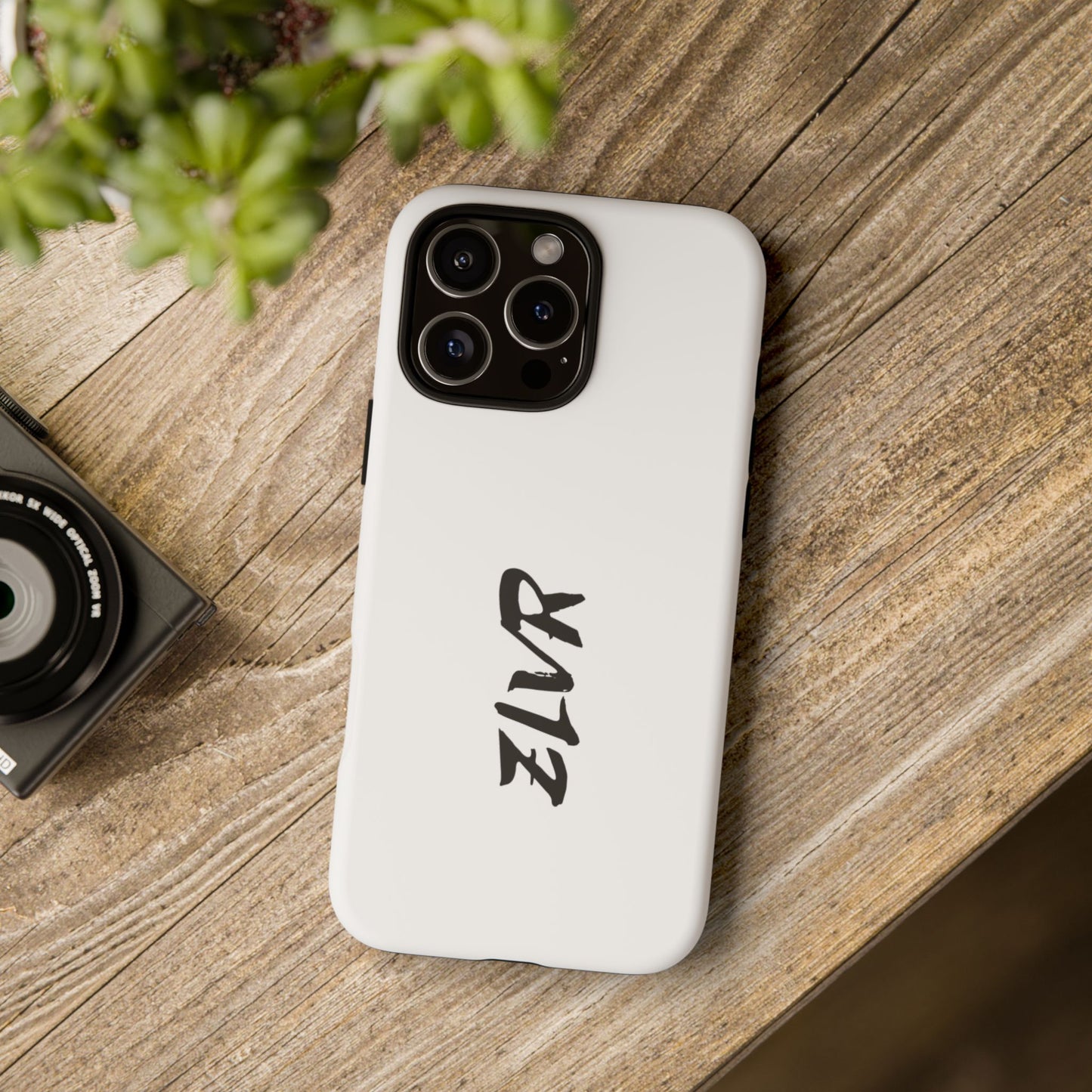 White Phone Case With ZLVR Desing For İphone 16 Pro Max - İphone X