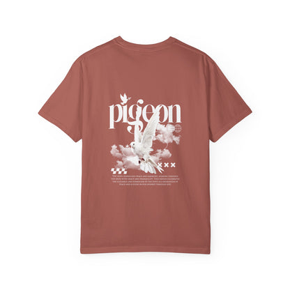 Unisex Pigeon Desing T-Shirt - The Rule of the White Wing